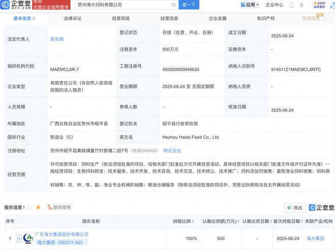 海大集團新設飼料子公司，加速畜牧漁業飼料市場布局